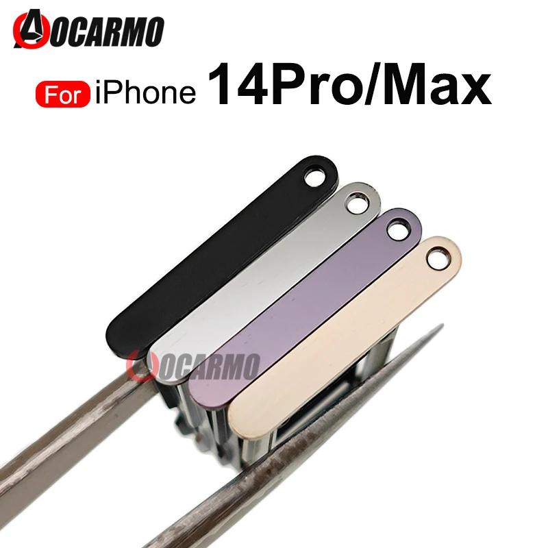 Scheda Sim Singola/Doppia Per Iphone 14 Pro 14Pro Max Sim Vassoio Slot Holder Space Black /Silver/ Deep Purple /Gold Parti Di Ricambio