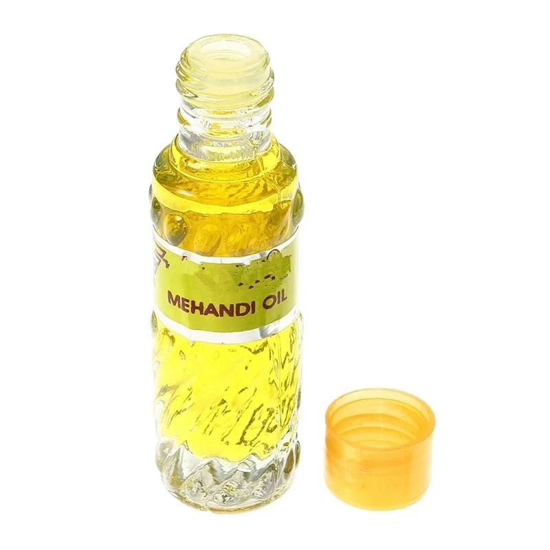6Ml India Hennè Heiner Oil Heidi Oil Color Extended Tattoo Paste Last Long Brown Cream Body Art Paint Assist Tool