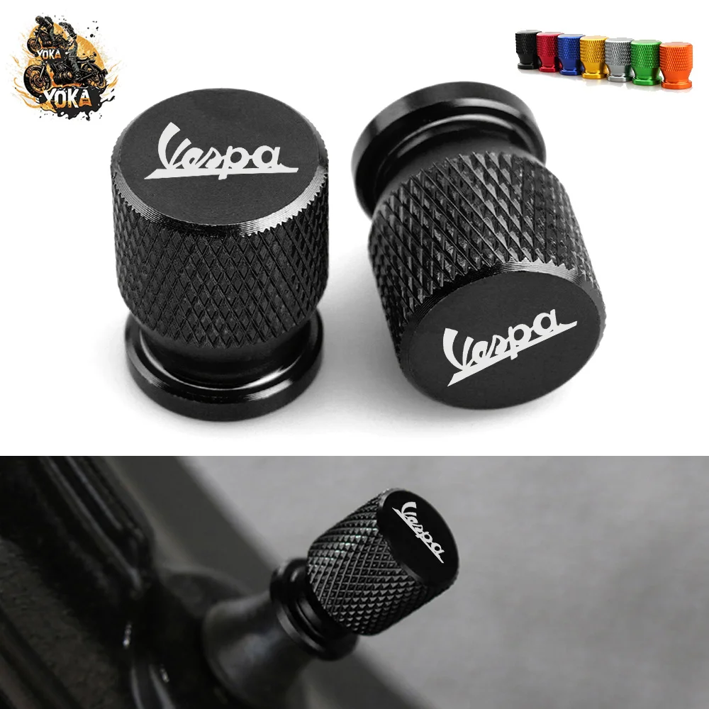 Copri Tappi Stelo Valvola Pneumatico Ruota Per Vespa Gtv Lx 125 250 Gts 300 Px 200 Gts300 Primavera Sprint 50 150 Accessori Moto