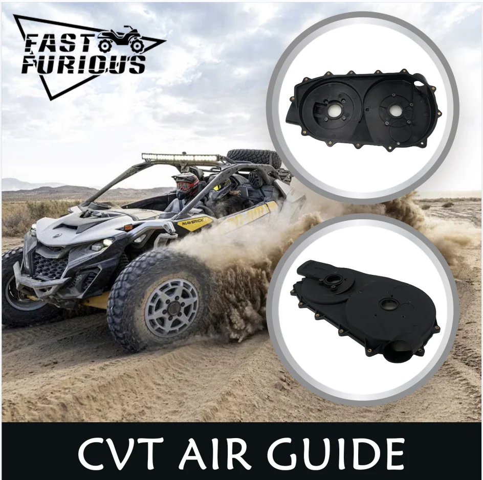 13 Bolts Cvt Air Guide For Brp Outlander Renegade Maverick Commander 570 650 850 1000 Atv Utv Quad Go Kart 420612304 420611408