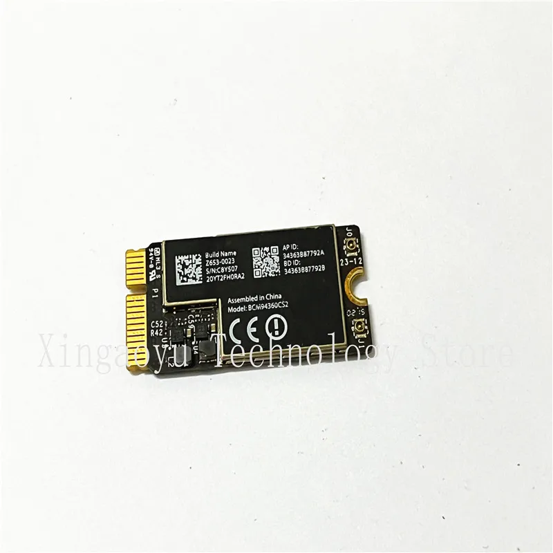 Originale Per Apple Per Macbook Air 13 A1466 Bluetooth Wifi Wireless Airport Card Z653-0023 2013 2015 2017 C8Y507 Test Perfetto