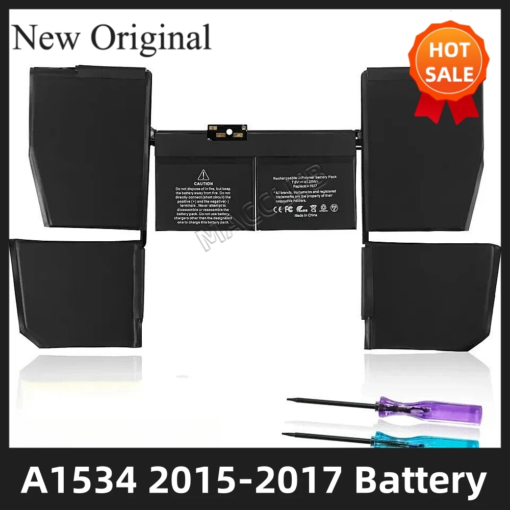 A1534 A1527 Batteria Per Macbook Air 12 ''A1534 2015 2016 2017 Emc 2746 Emc 2991 Emc 3099 Batteria