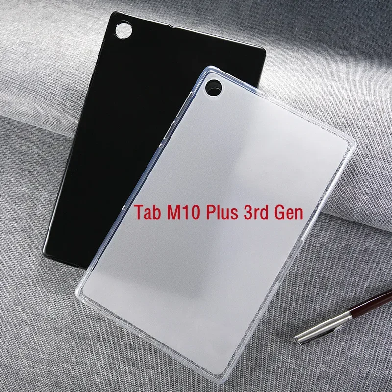 Custodia In Tpu Trasparente Per Lenovo Tab M10 Plus 3Rd Gen Silicon Soft Funda Per Lenovo Tab M10 Plus 3Rd Gen 10.6 Tb-125Fu