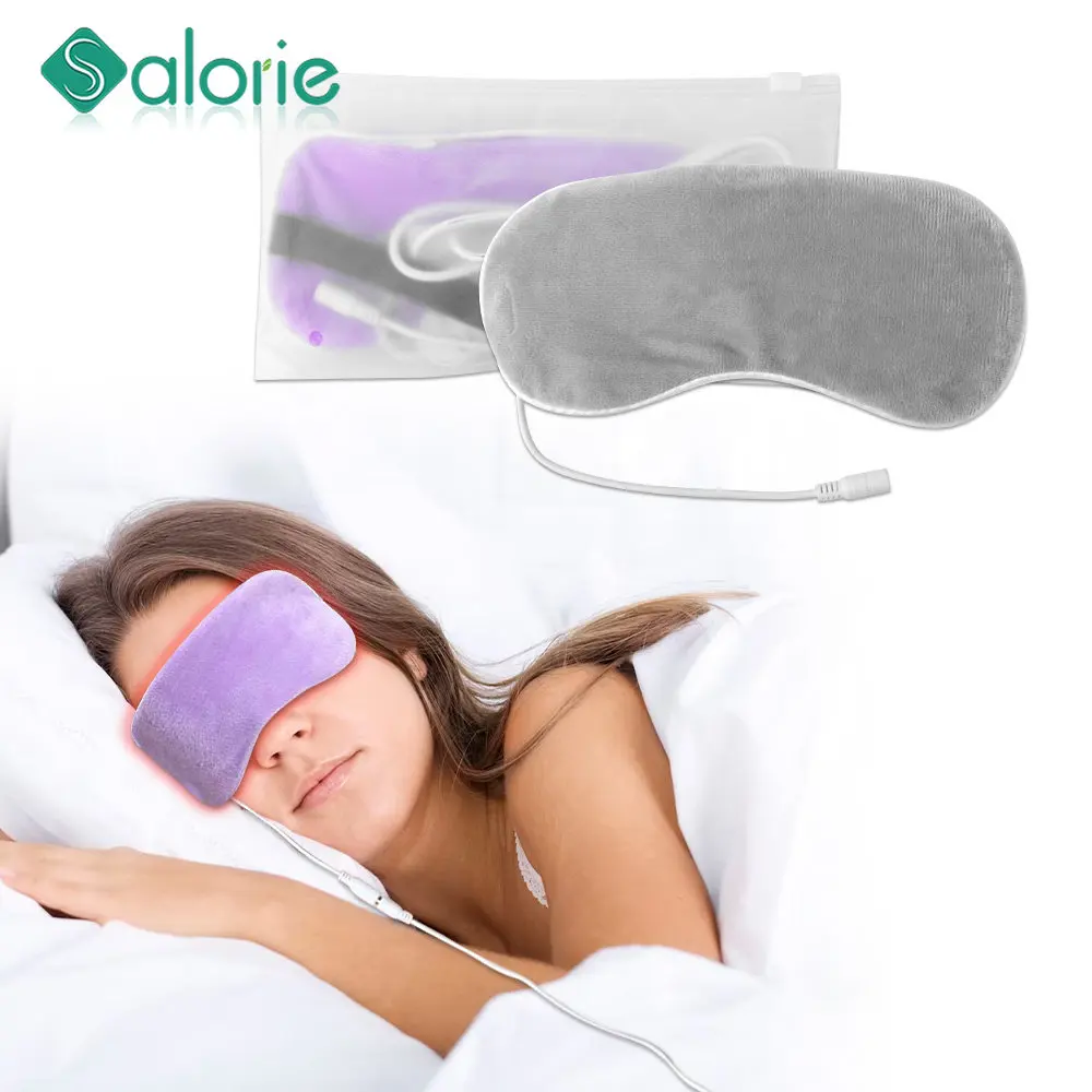 Maschera Per Gli Occhi Riscaldata Usb Blindfold Blindfold Steam Sleeping Eye Mask Patch Hot Steam Sollievo Dalla Fatica Sleep Ant Occhiaie Invecchiame