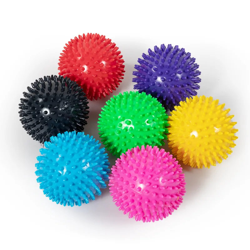 Durevole Pvc Spiky Massage Ball Trigger Point Sport Fitness Hand Foot Pain Relief Fascite Plantare Reliever Hedgehog 7Cm Balls