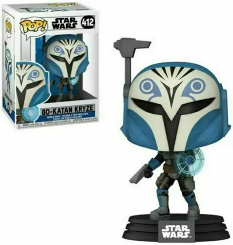 Star Wars Clone Wars Bo-Katan Kryze 3.75 "Pop Vinyl Figure Funko 412 Totalmente Nuovo