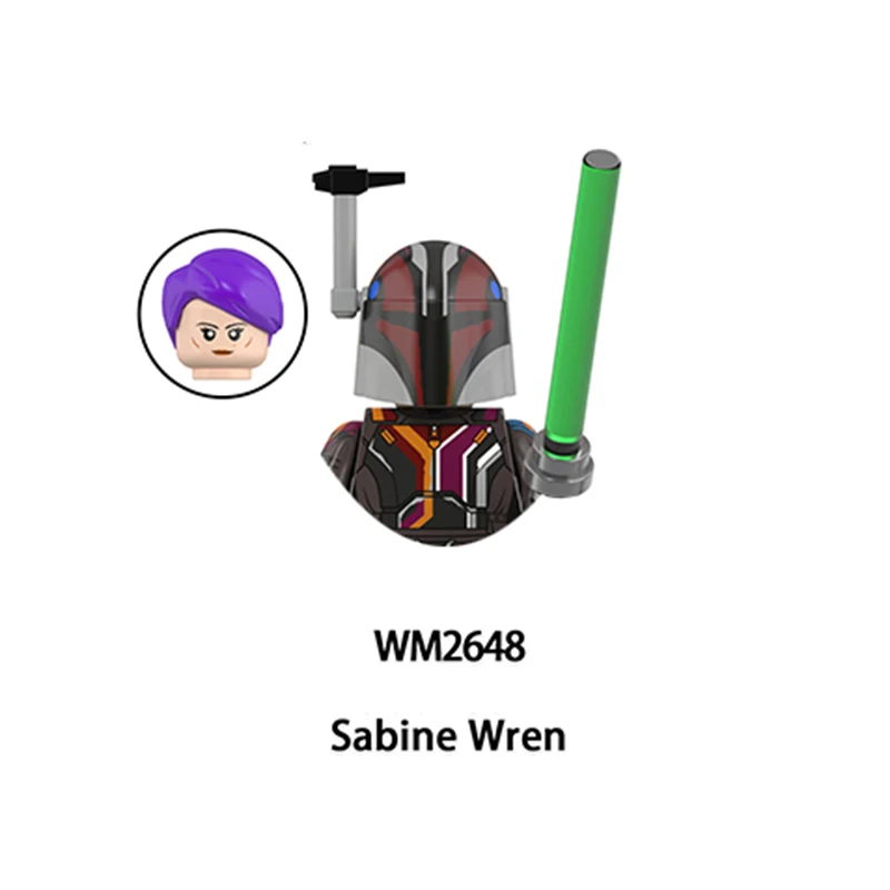 Wm6174 Baylan Skoll Building Blocks Sabine Wren Bricks Guard Thrawn Figures Morgan Elseth Mini Shin Hati Figurine Toys