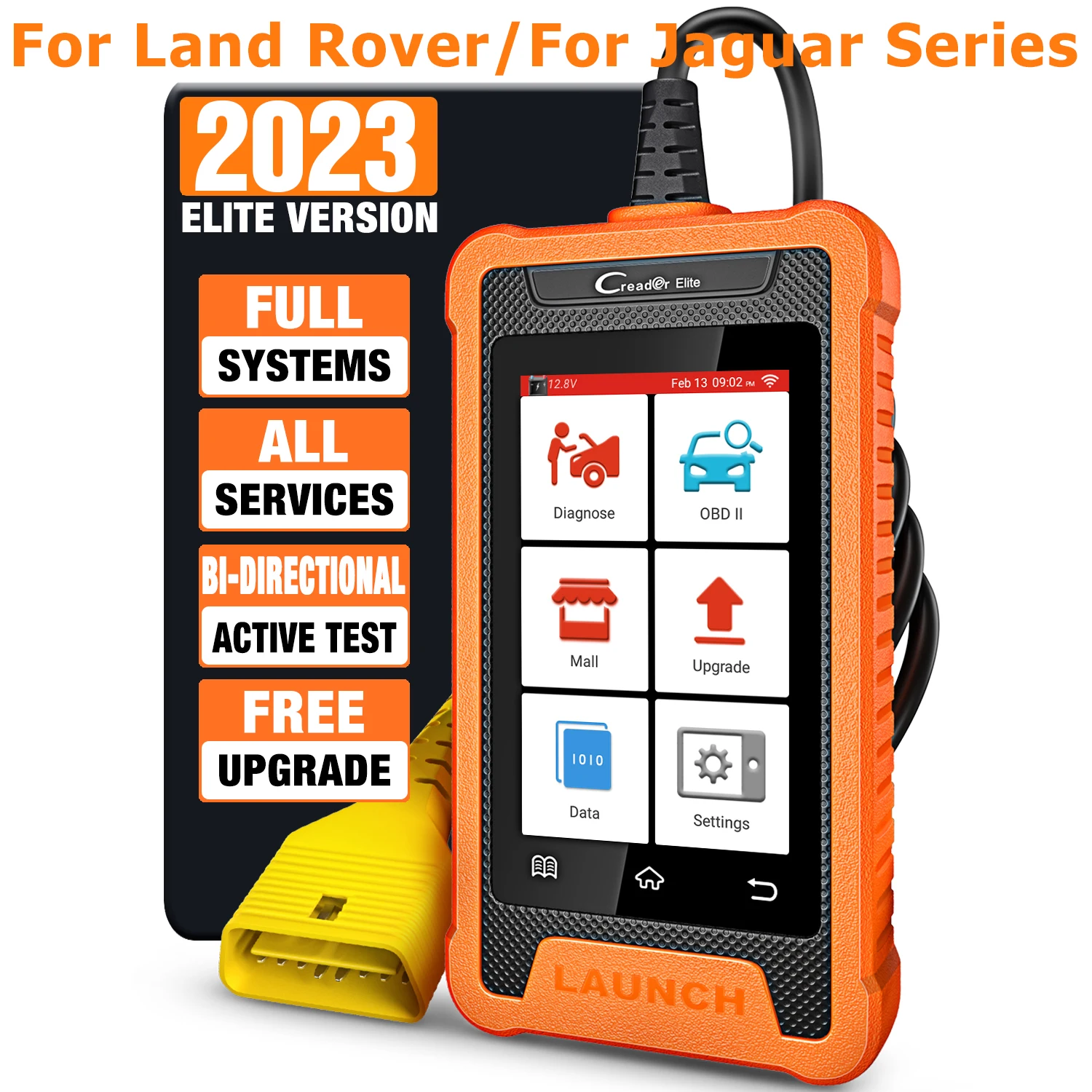 Avvia X431 Auto Scan Obd2 Strumento Diagnostico Tutti I Sistemi Scanner Per Auto 31 + Reset Test Attivo Codifica Ecu Per Land Rover Per Jaguar