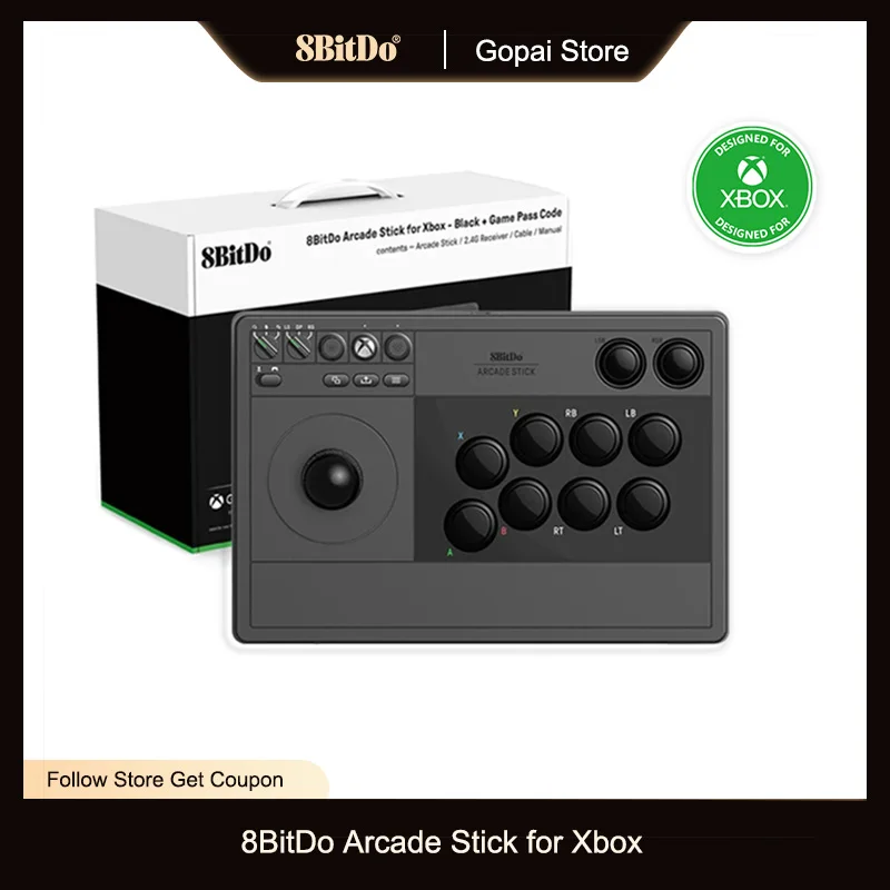 8Bitdo Arcade Stick Per Xbox Series X/S, Xbox One Wireless.