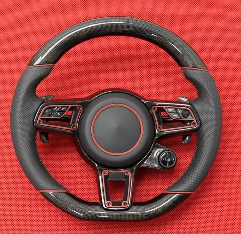 Volante Per Porsche Panamera Macan Cayenne Taycan 718 Cayman Gt4 Rs 911 Carrera Targa 911 Gt3 Rs 911.2 991 992 Gt2 Rs