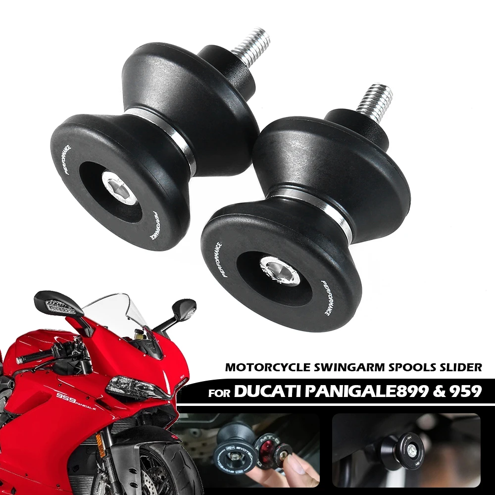 Moto M6 Stand Vite Accessori Per Ducati Monster 821 Panigale 899 959 Swingarm Spool Slider Stand Viti Parti
