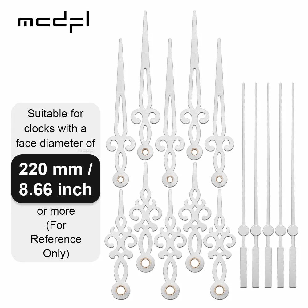 Mcdfl Silver Coltk Arms Nonno Clock Hour Hand Kits Piani Per La Lavorazione Del Legno Resina Trasparente Epossidica Wind Up Clocks London Company