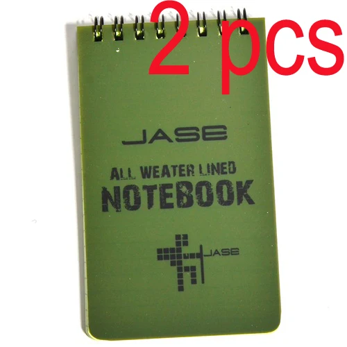 2 Pcs Tactical Note Book All-Weather All Weather Notebook Impermeabile Di Carta Di Scrittura In Rain