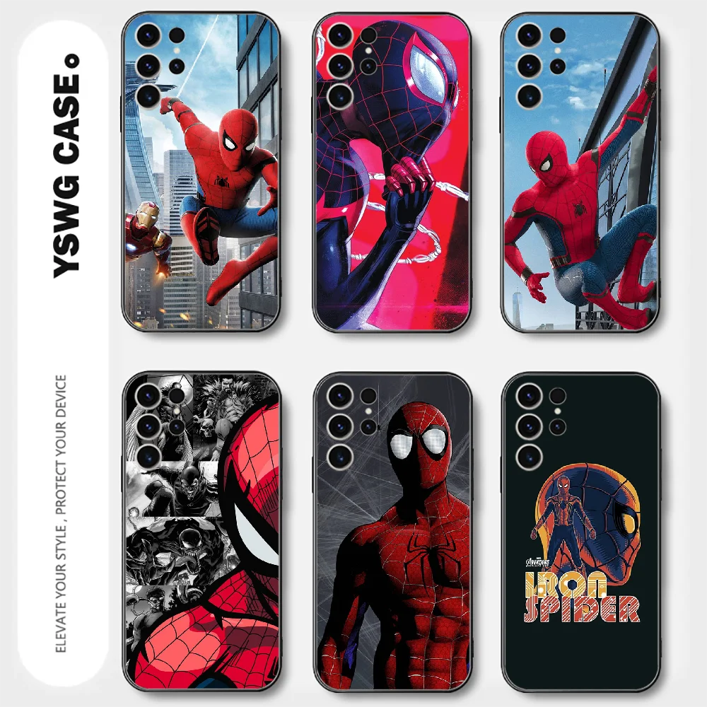 Custodia Per Telefono Spider-Man Parker Per Samsung Galaxy A S 20 21 22 23 12 13 32 33 34 51 52 53 54 71 Fe Ultra Plus Cover