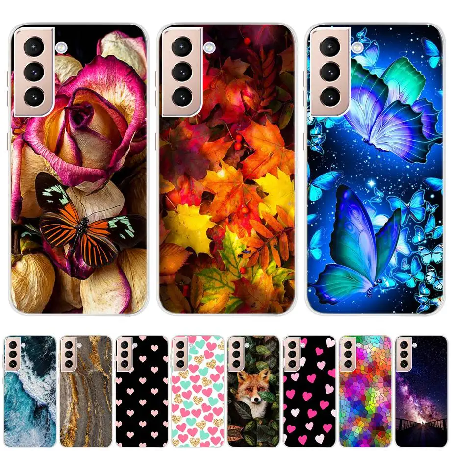 Per Samsung Galaxy S21 + 5G Custodia S21 Plus 5G Coque Custodia Morbida Trasparente Per Samsung S21 + S21 Plus 5G G996B Cover S 21 Plus