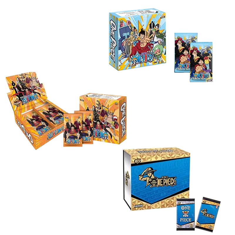 One Piece Box Collection Cards Booster Wanted Rufy Monkey Rare Anime Game Carte Da Gioco
