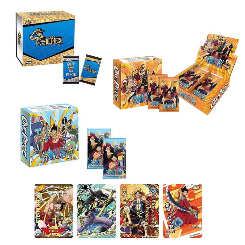 Commerci All'Ingrosso One Piece Box Collection Cards Booster Wanted Rufy Monkey Rare Anime Game Carte Da Gioco