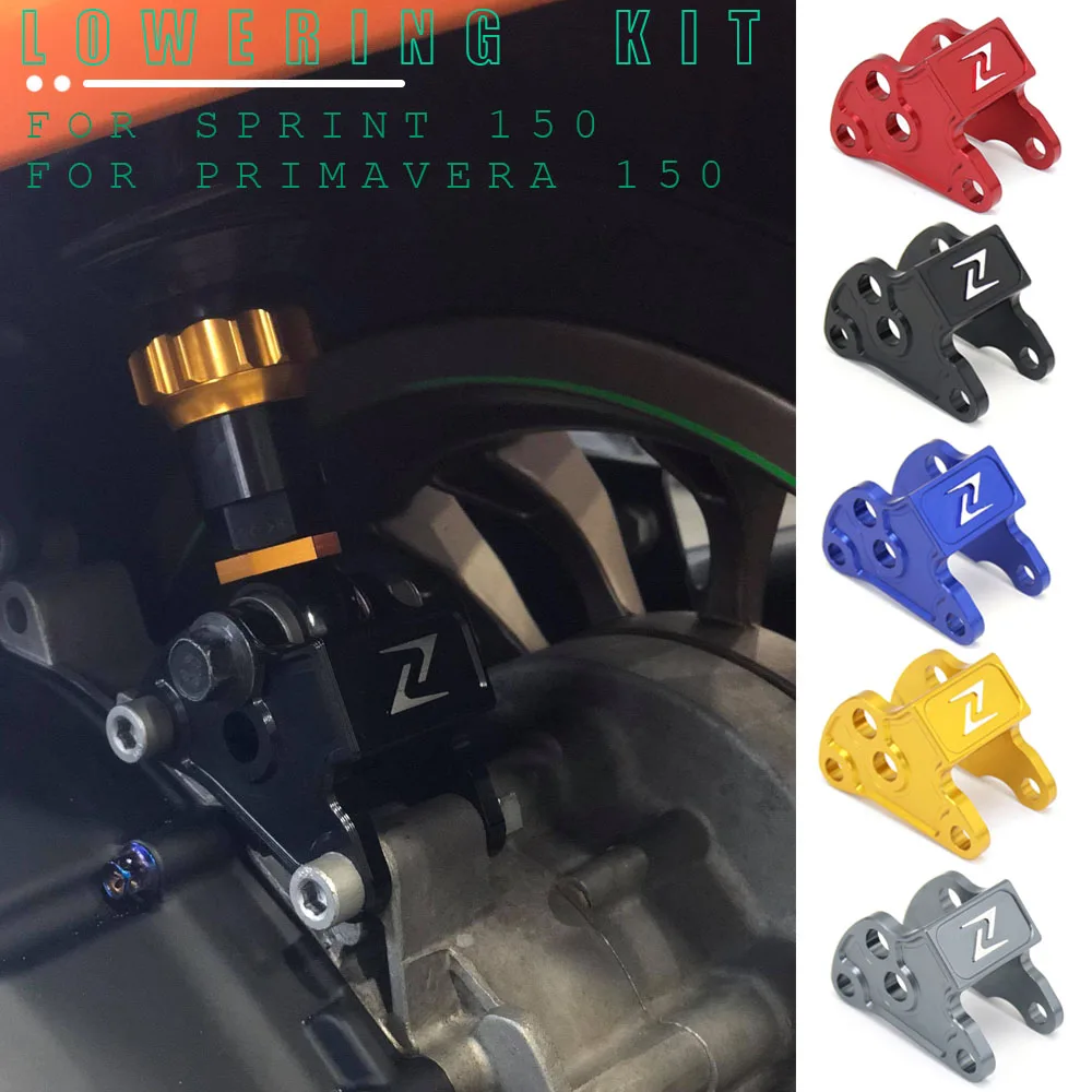 Accessori Moto Kit Abbassamento Posteriore Declino 2-3Cm Per Vespa Primavera Primavera 150 Sprint Sprint 150