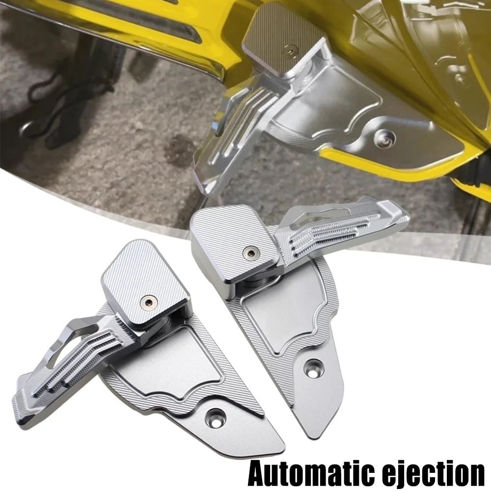 Moto Pieghevole Posteriore Passeggero Pedane Estensione Pedale Poggiapiedi Pedane Per Vespa Primavera Sprint 50 125 150