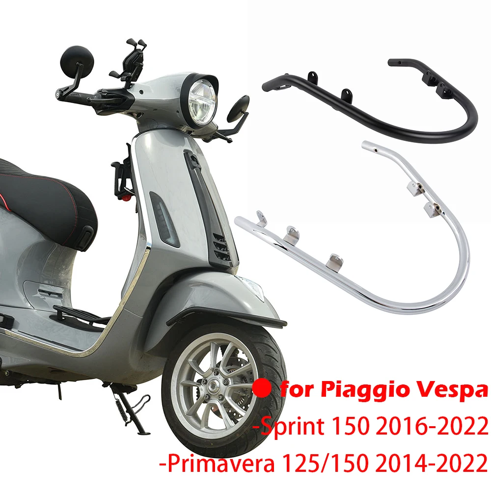 Vespa Sprint 150 2016 2017 Front Rail Mudguard Fender Guard Body Strengthen Rack Bracket For Piaggio Primavera 125 150 2014-2022