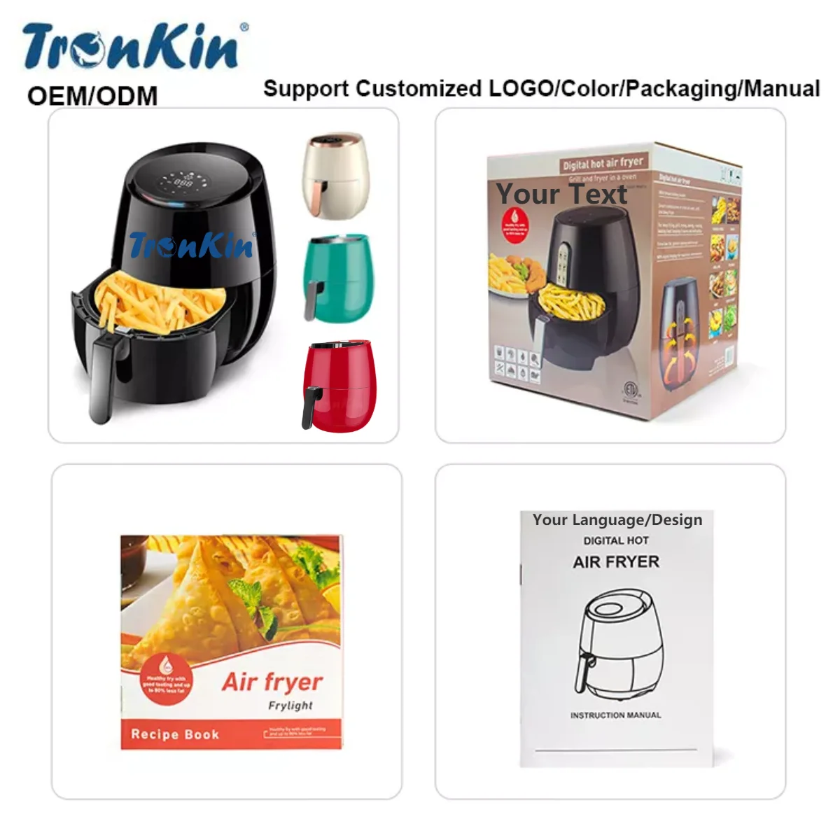 Friggitrice Ad Aria Hot No Oil Free Air Cooker Friggitrice Forno Steam Smart Airfryers Friggitrici Elettriche Digitali Senza Olio