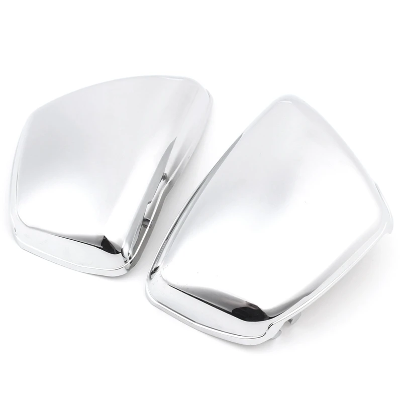 Chrome Moto Left Right Side Battery Fairing Cover For Yamaha Xv700 750 1000 1100 Virago 1984-Up Motorcycle Accessories