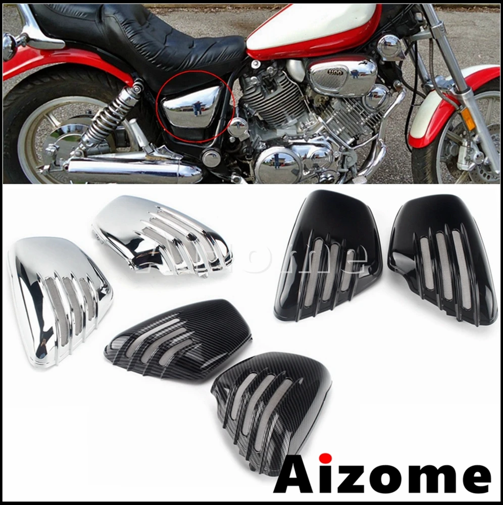 Per Yamaha Virago Carenatura Laterale Copribatteria Pannello Laterale In Plastica Per Moto Per Yamaha 700 1000 Virago 1984-Up Virago 750 1100