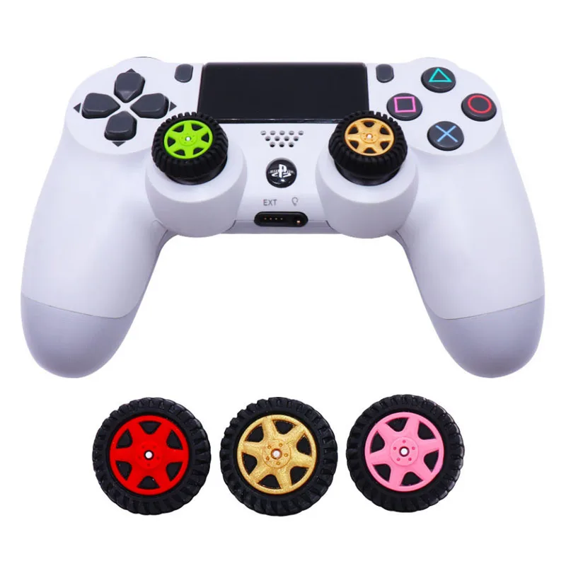 Car Wheel Tire Lthumb Stick Grip Cap Thumbstick Joystick Cover Case Per Sony Ps5 Ps4 Ps3 Slim Xbox 360 Series X/S Switch Pro