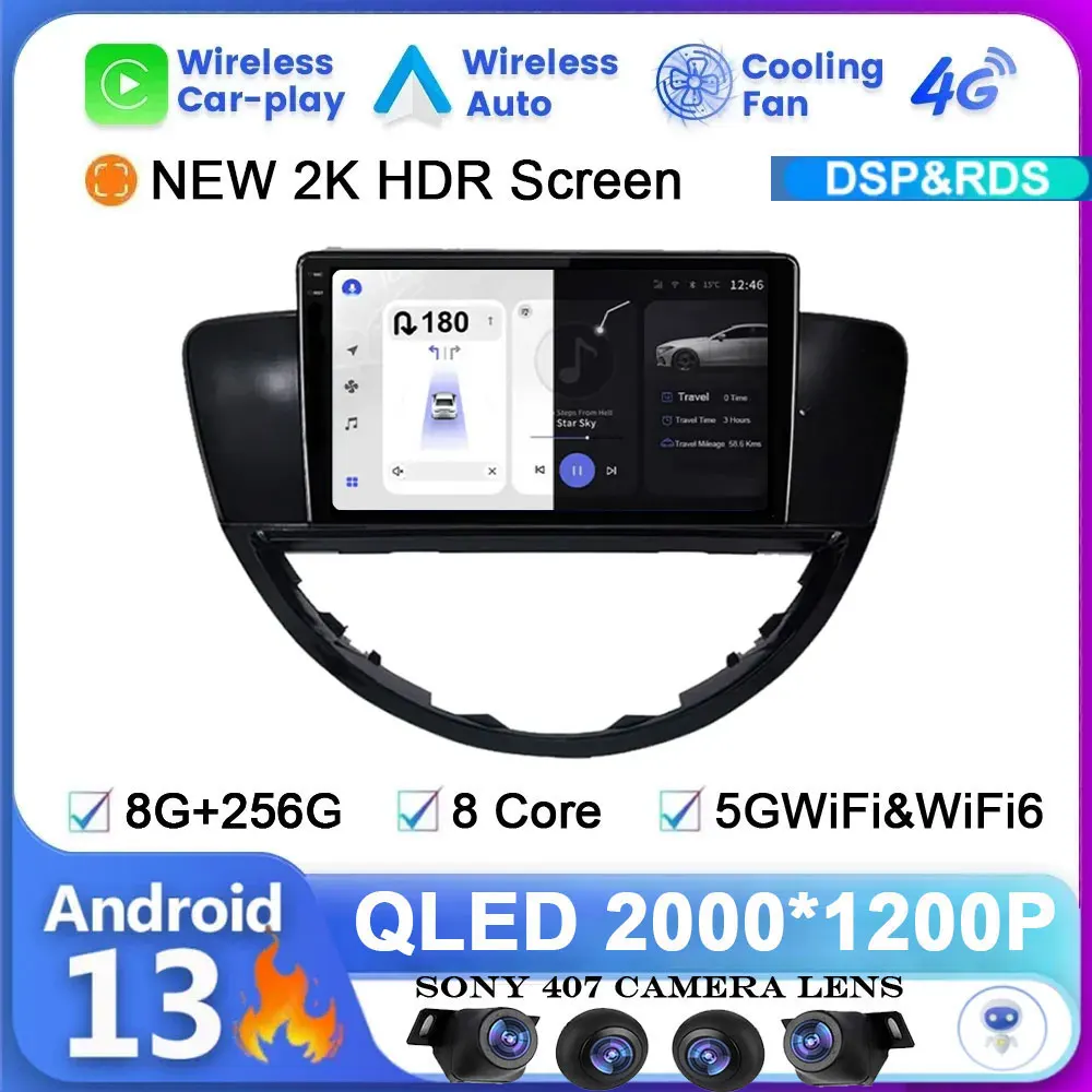 Sistema Android 13 Per Subaru Tribeca Wx W10 2004 - 2014 Carplay Multimedia Car Raido Vehicle Monitor Lettore Di Navigazione Lettore