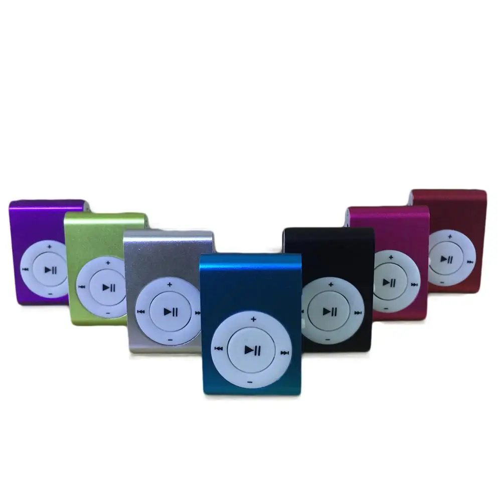 Lettore Mp3 Mini Clip Lettore Mp3 Supporto 32Gb Micro Tf Card Portatile Sport Lettore Musicale Mp3 Walkman Lettore Mp3 + 3.5Mm Auricolari