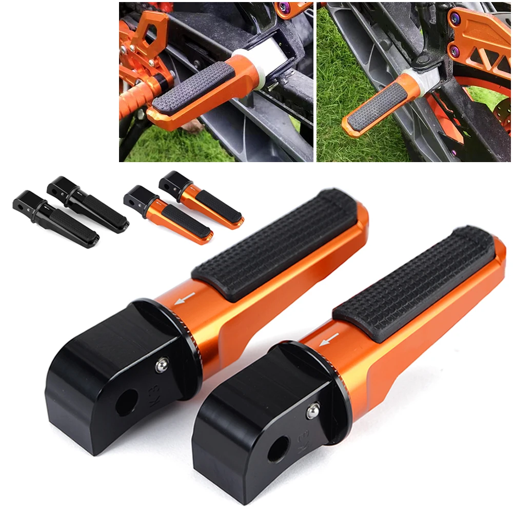 Pedane Posteriori Moto Pedane Passeggero Pedane Per Ktm Duke 125 390 Duke125 Duke390 2011-2021 2020 2019 2018 2017 2016 2015