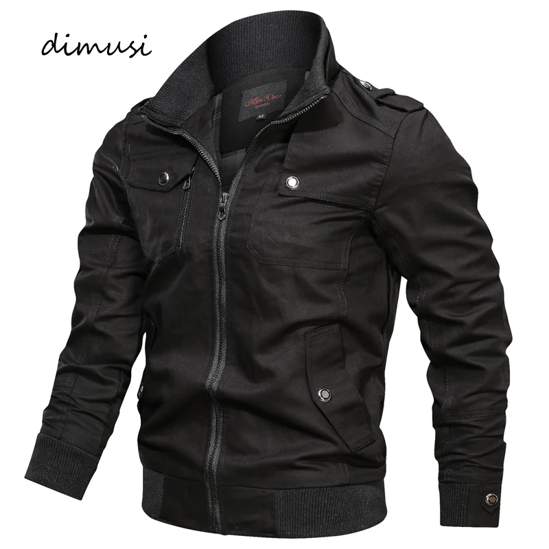 Dimusi Autunno Mens Bomber Giacche Casual Maschio Esercito Giacche Militari Mens Outwear Giacca A Vento Slim Fit Cappotti Da Baseball Abbigliamento