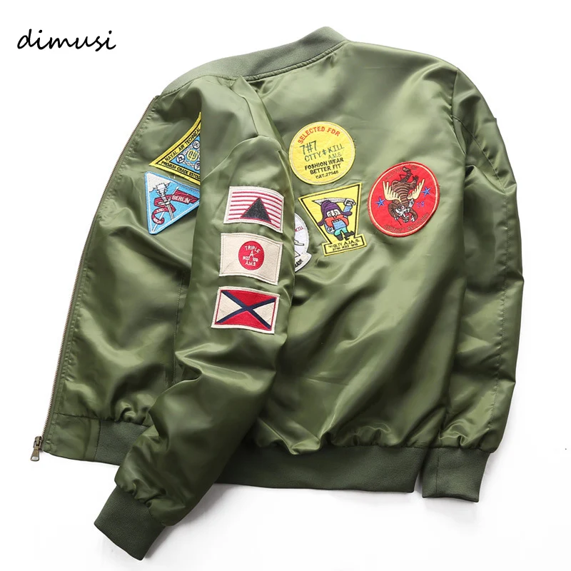 Dimusi Bomber Mens Ma1 Ma-1 Giacca Volo Pilota Air Force Maschio Verde Dell'Esercito Militare Moto Giacca E Cappotti 6Xl, Ta039