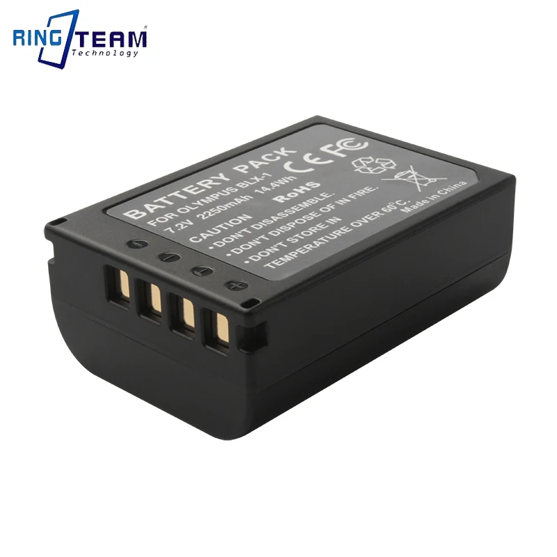 Nuovissima Batteria Ricaricabile Agli Ioni Di Litio Da 2250Mah 14,4 Wh Blx-1 Blx1 Per Olympus Om-1 Om1 Micro Slr Camera Om System