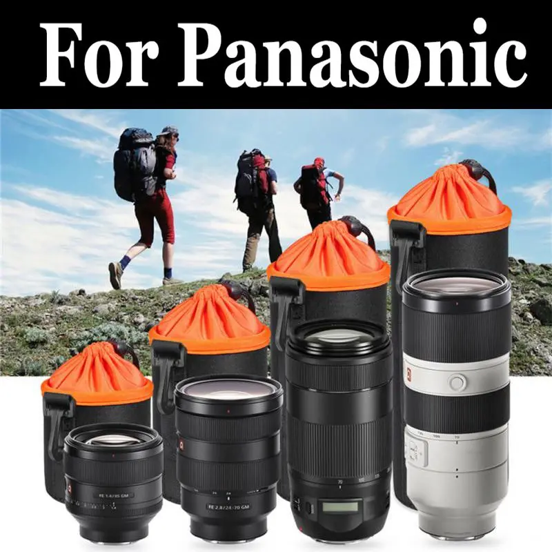 Copertura Della Macchina Fotografica Dell'Obiettivo Coulisse Protezione Per Panasonic Lumix Dmc Fz2000 Fz45 Fz48 Fz62 G80 Gx7 Mark Ii Gx80 Lx15 Zx3 Tz