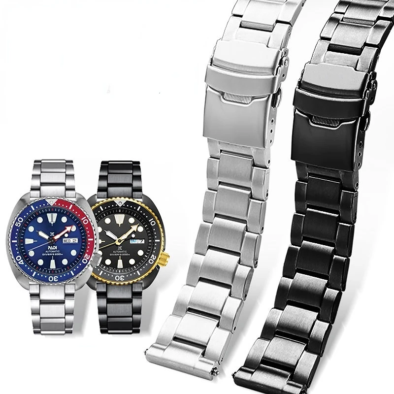 Per Seiko Abalone In Scatola Serie Prosper Sne499/Sne498 Sme537 Sbbn031 Cinturino Da Uomo Bracciale 22Mm Cinturino In Acciaio Fine