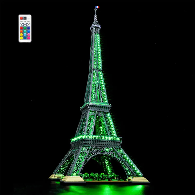 Kit Luci A Led Per Lego 10307 Torre Eiffel Building Blocks Giocattolo In Mattoni (Solo Luce A Led, Senza Modello Di Blocchi)