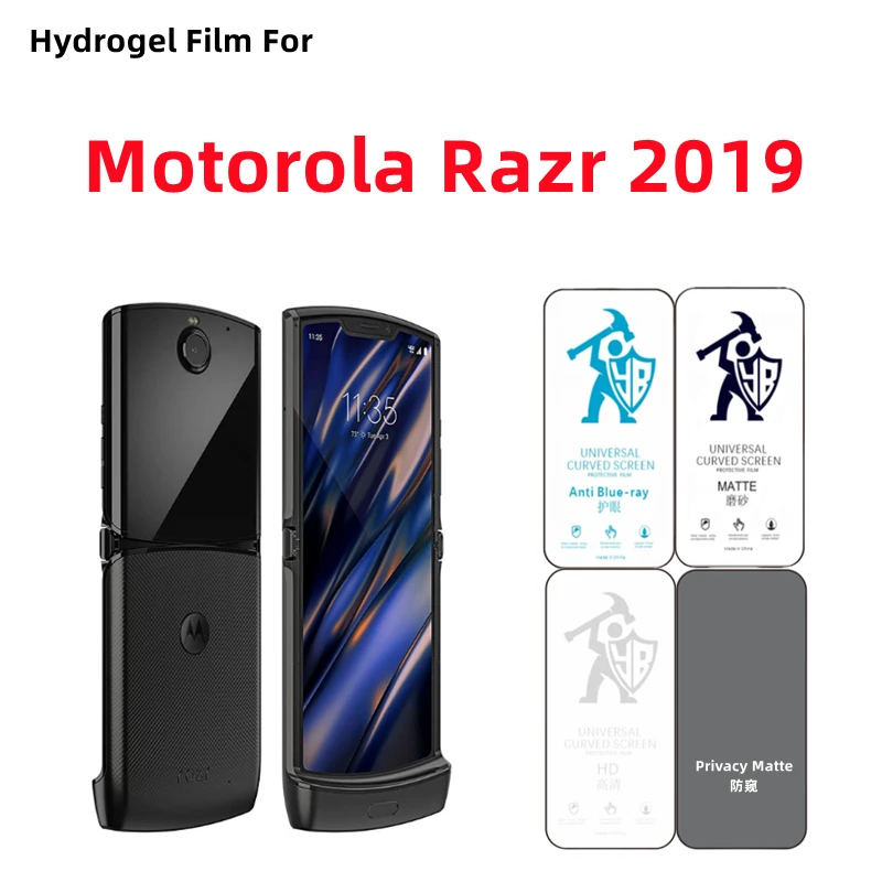 Pellicola Idrogel Opaca Da 2 Pezzi Per Motorola Razr 2019 Pellicola Salvaschermo Hd Per Motorola Razr 2019 Pellicola Protettiva Opaca Per La Privacy