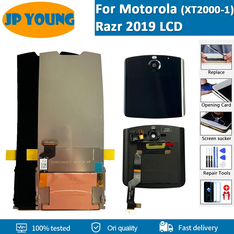 6.2 "Originale Per Motorola Razr 2019 Display Lcd Touch Screen Digitizer Assembly Per 2.7" Formotorola Razr 2019 Piccolo Lcd