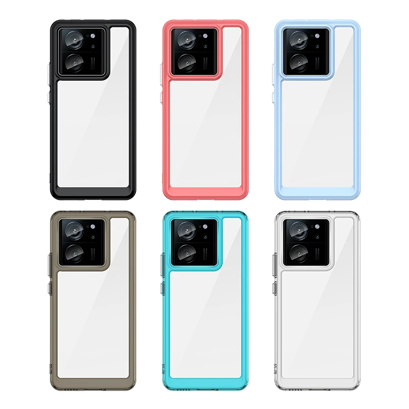 Custodia Trasparente Per Xiaomi 13T Pro Cover Per Xiaomi 13T Pro Coque Fundas Paraurti Protettivo Traslucido Rigido Per Xiaomi 13T Pro