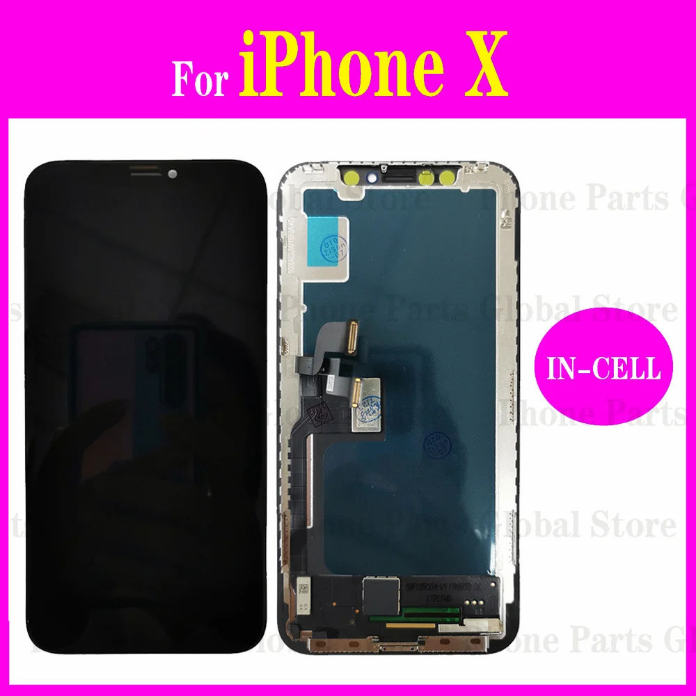 Incell Lcd Per Iphone X Display Touch Panel Digitizer Sensor Assembly No Dead Pixel Sostituzione Per Display Lcd Iphonex
