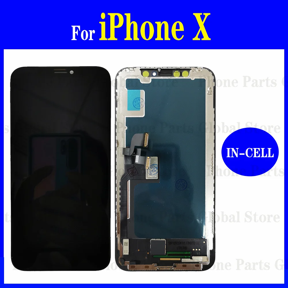 Incell Lcd Per Iphone X Display Touch Panel Digitizer Sensor Assembly No Dead Pixel Sostituzione Per Display Lcd Iphonex