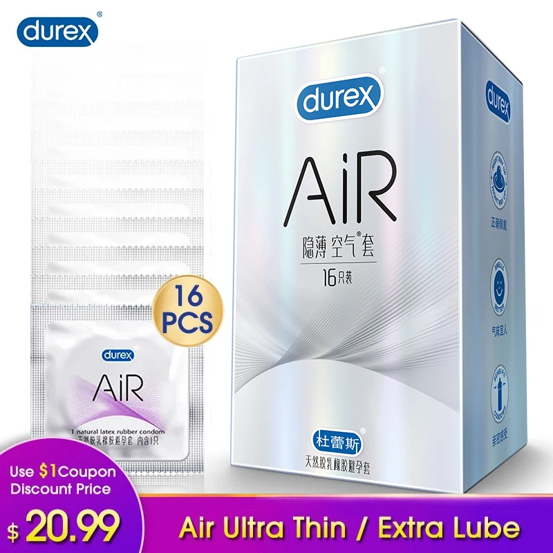 Preservativi Ad Aria Durex Preservativo Lubrificato Invisibile Ultra Sottile Pene In Lattice Naturale Anello Per Gallo Manica Prodotti Erotici Giocatt
