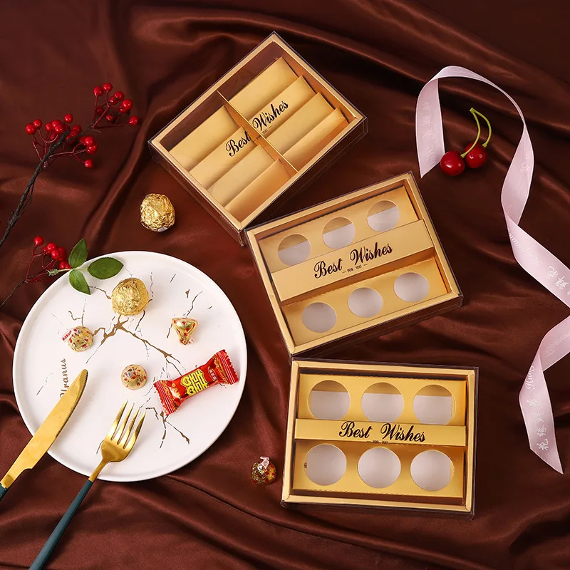 "Best Wishes" Ferrero Swiss Lotus Chocolate Candy Box Con Copertura In Pvc Come Eid Mubarak Wedding Christmas Birthday Candy Packaging