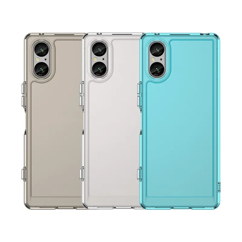 Per Sony Xperia 5 V Custodia Morbida Tpu Color Caramella Paraurti Su Sony Xperia 5 V Cover Custodie Protettive Per Sony Xperia 5 V Funda