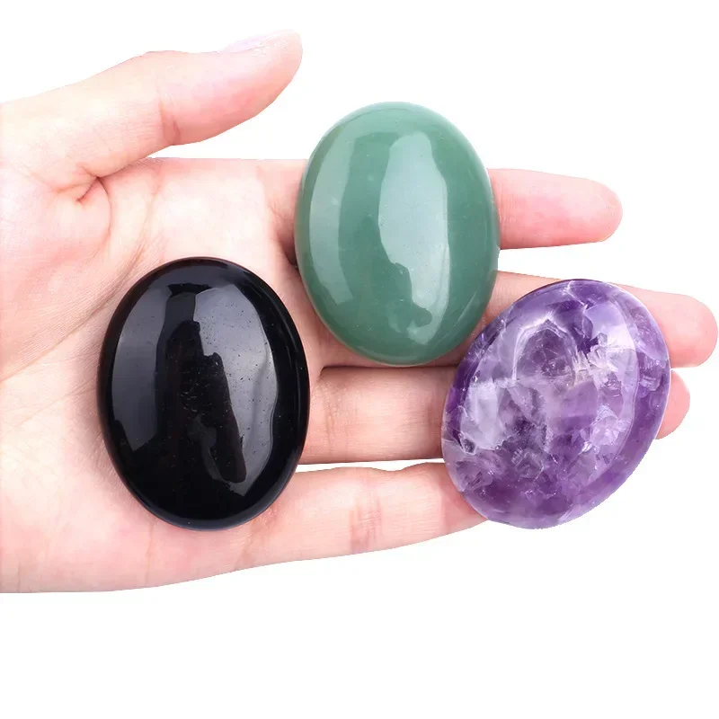 Natural Jade Energy Stone Volcano Hot Scraping Board Beauty Spa Back Essential Oil Health Massage Applicare
