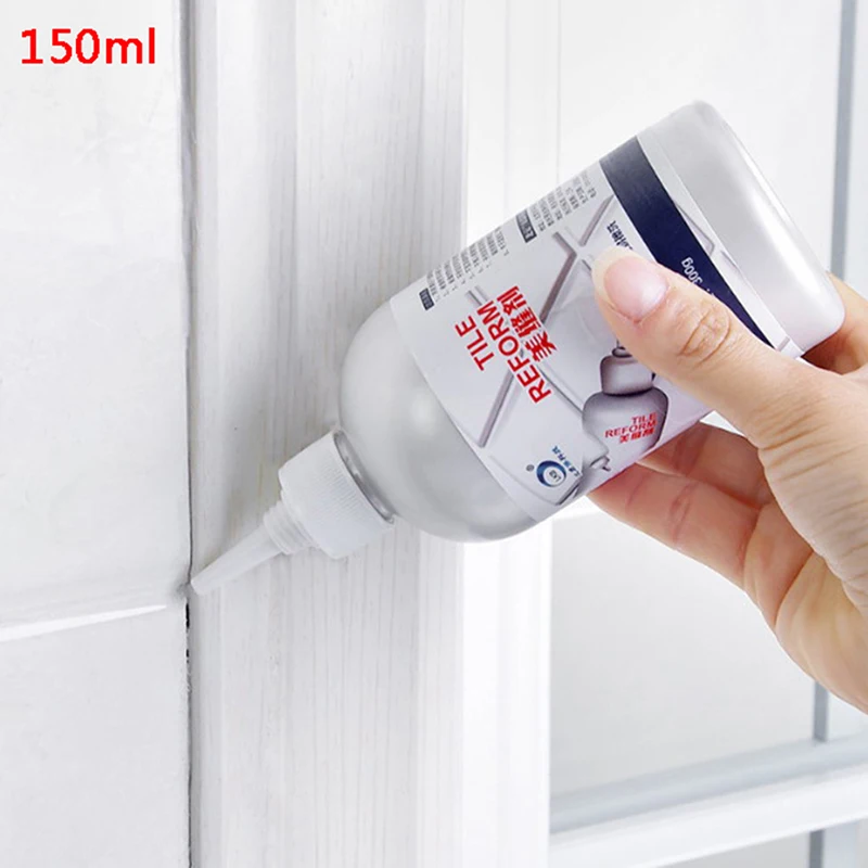 150Ml Tile Gap Refill Agent Piastrelle Reform Coating Mold Cleaner Tile Sealer Repair Glue Waterproof Moldproof Tile Grout For Toilet