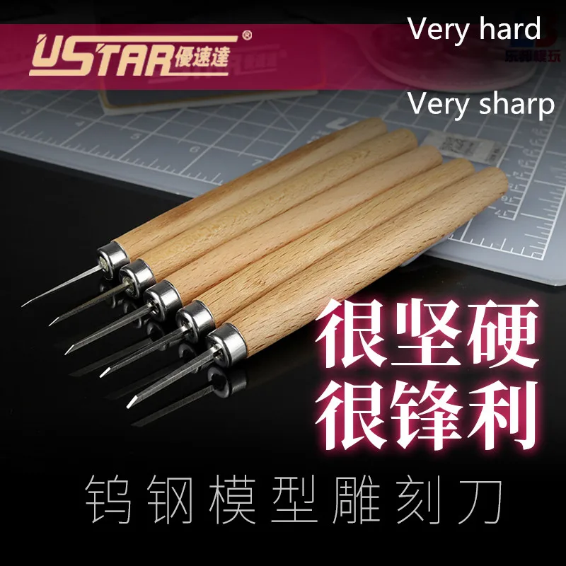 Scribe Knife Push Carving Model Gunpla Plasticgk Making Tool Dettagli Militari Reform Sharp Hard