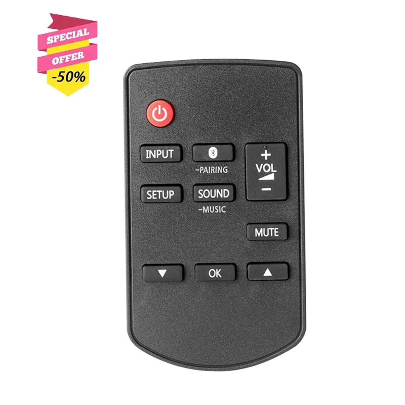 Telecomando Muslimex Per Sistema Soundbar Panasonic Sc-Htb385 Sc-Htb485 Sc-Htb580 Sc-Htb680 Sc-Htb685 Sc-Htb690 Sc-Htb880