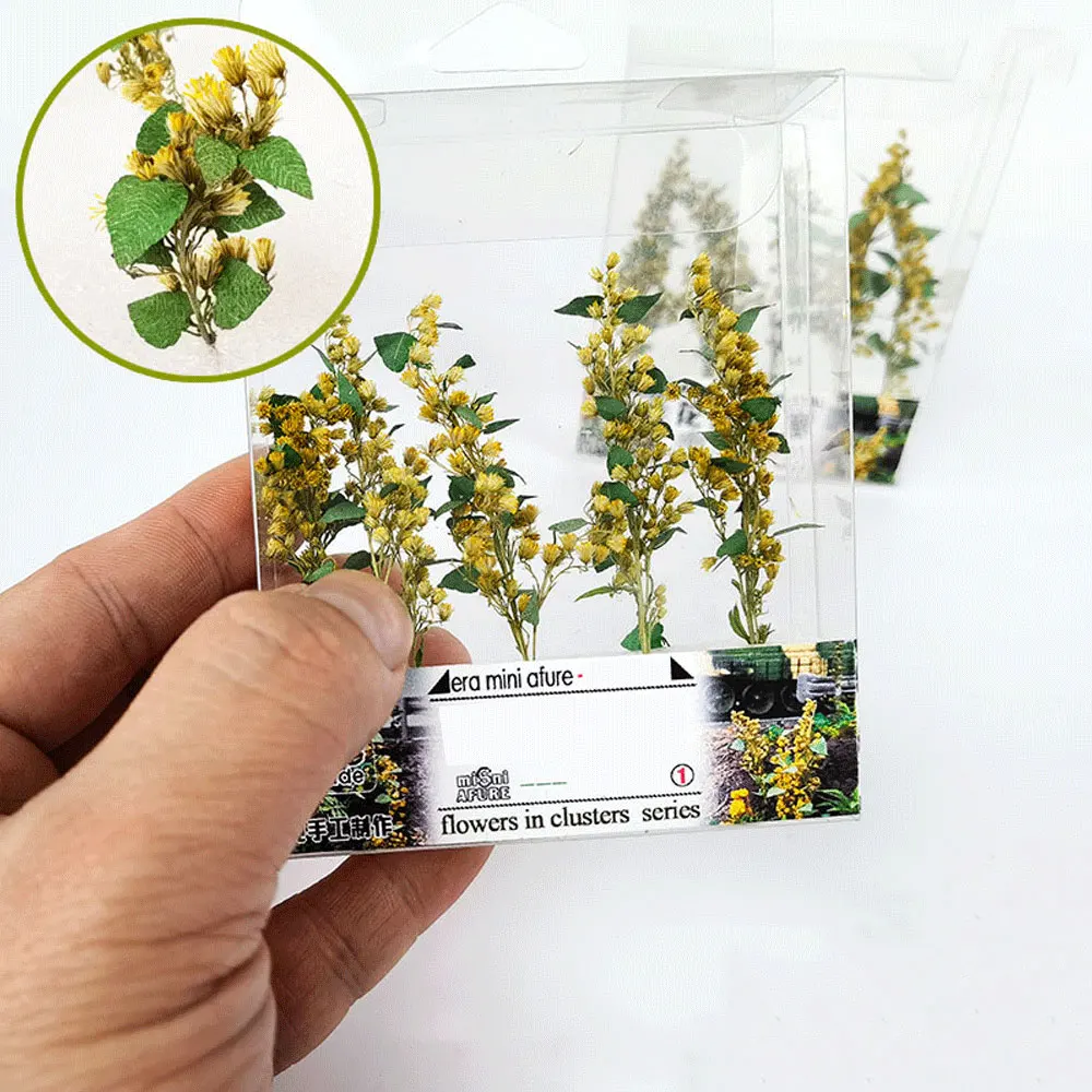 Fai Da Te Ho Scala Modello Scena Mini Pianta Foglie Autunno Scena Albero Restringimento Pianta Fai Da Te Abbellimento Piattaforma Soldato Militare Edi